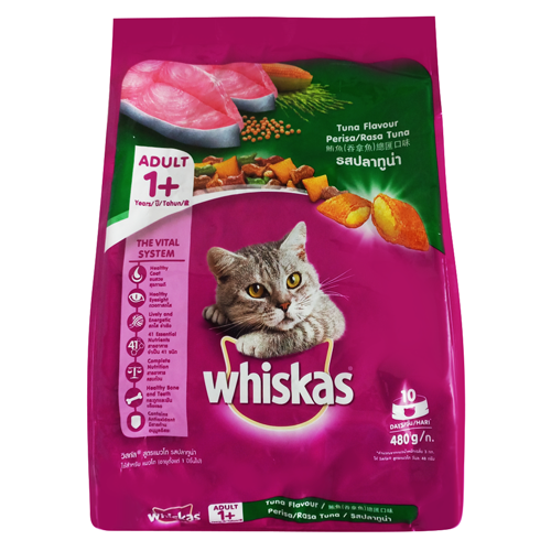 Whiskas Cat Food Tuna Flavor 480g - Supersavings