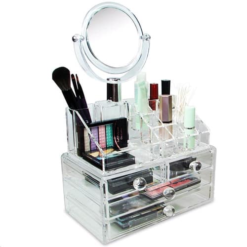 Cosmetic Organizer with Mirror 02891 Supersavings