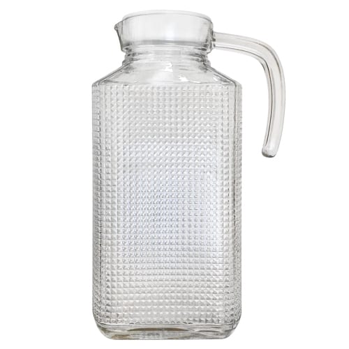 Glass Pitcher With Lid Supersavings