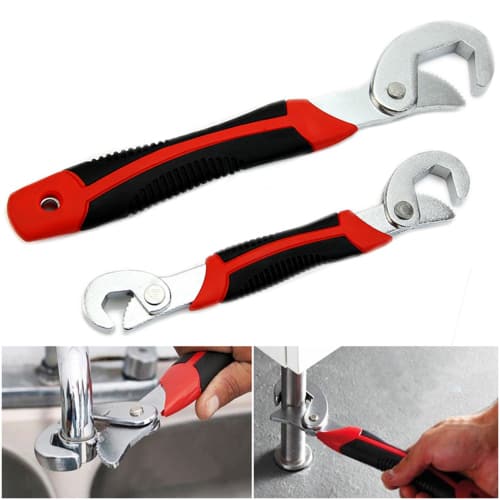 Oulima Snap N Grip Universal Adjustable Wrench Set 02126 Supersavings