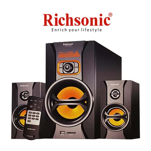 Richsonic 2.1 Channel Multimedia Home Theatre Speaker System RHSW814