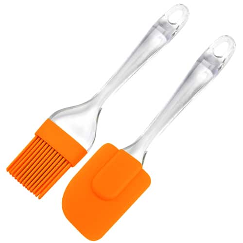 Silicone Spatula And Brush 02812 Supersavings