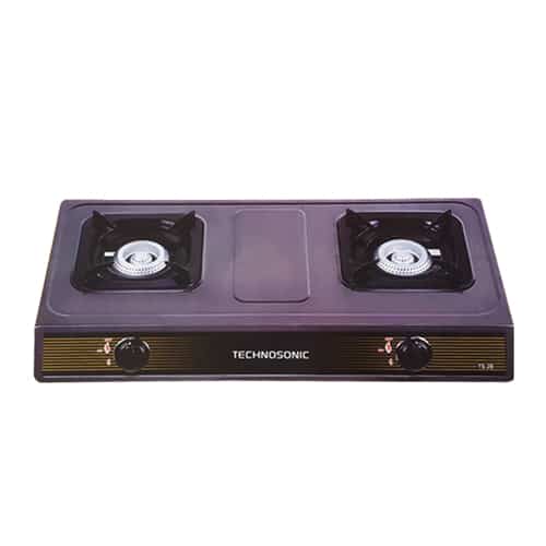 Technosonic Double Burner Gas Cooker 01653 Supersavings