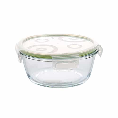 Microwavable Glass Storage Box (Circle) - Supersavings