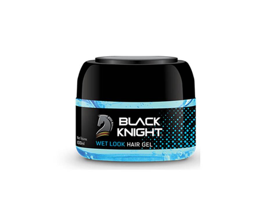 Black Knight Wet Look Hair Gel 100ml - Supersavings