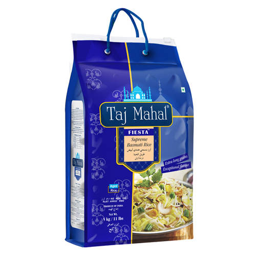 Taj Mahal Fiesta Supreme Basmati Rice 5kg - Supersavings