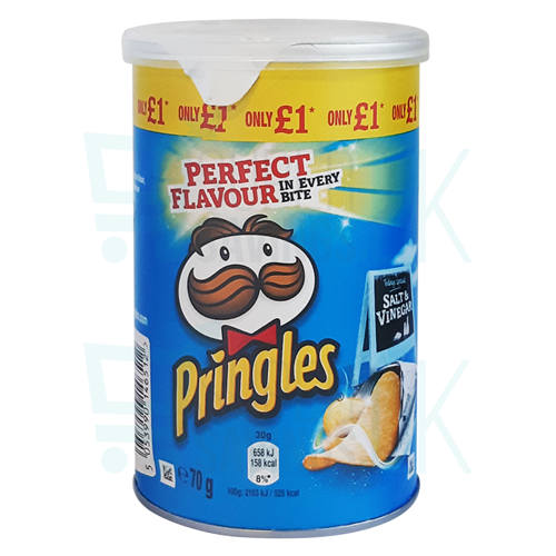 Pringles Salt & Vinegar UK 70g - Supersavings