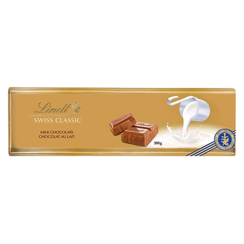 lindt lait noisette milk chocolate tablets 300g - rich and creamy taste