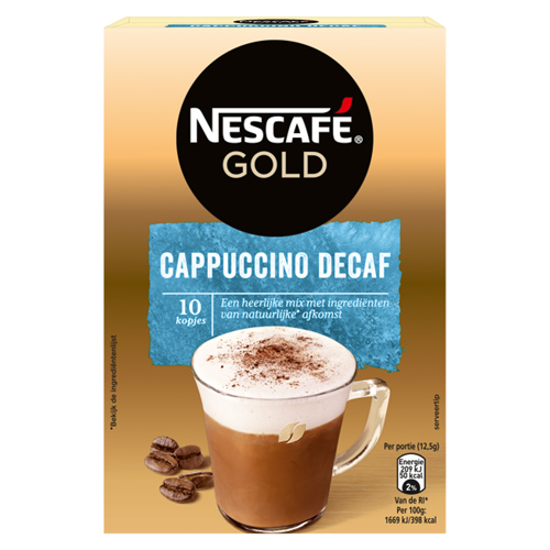 Nescafe Gold Cappuccino Decaf 125g - Supersavings