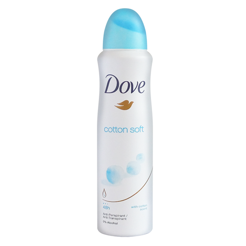 Dove Cotton Soft Antiperspirant Deodorant Spray 150ml - Supersavings
