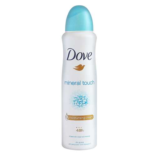 Dove Mineral Touch Antiperspirant Deodorant Spray 150ml - Supersavings