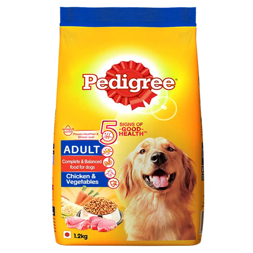 Pedigree Pet Food Adult Chicken & Vegetables 1.2Kg - Supersavings