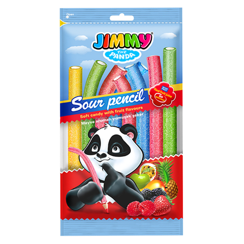Jimmy The Panda Sour Pencil Soft Candy 75g - Supersavings