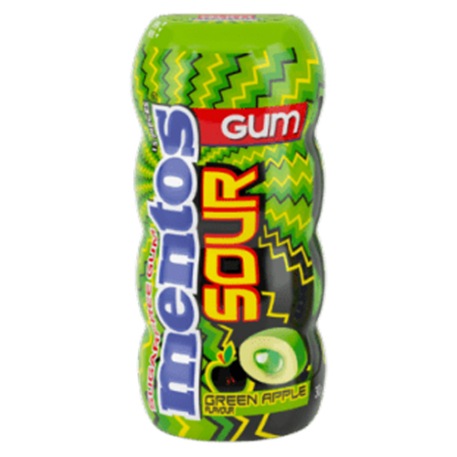 Mentos Sour Gum Green Apple 30g - Supersavings