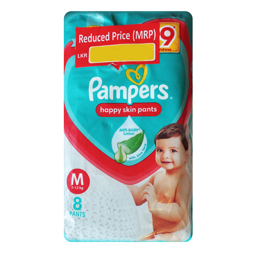 Pampers Happy Skin 8 Pants M - Supersavings