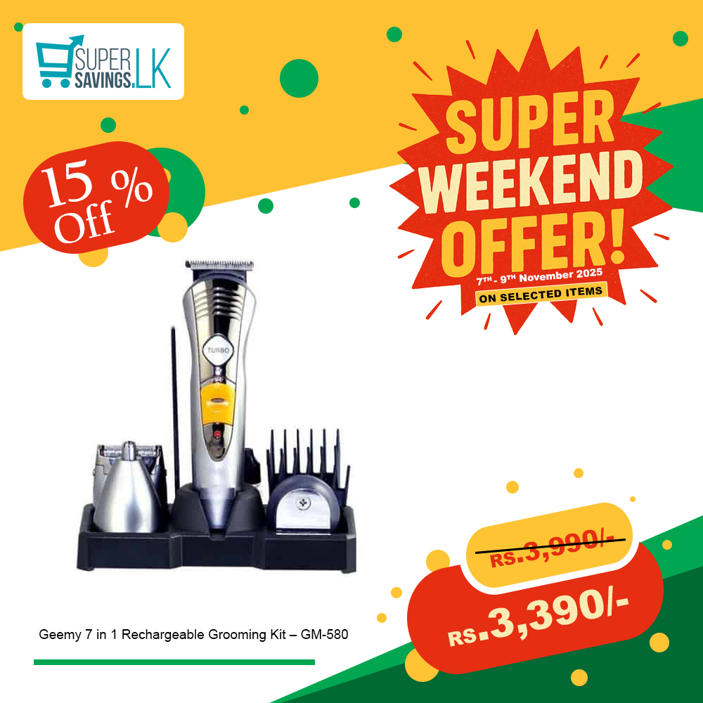 Geemy 7 in 1 Rechargeable Grooming Kit – GM-580