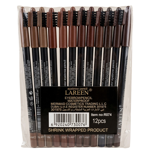 lareen-makeup-matte-colour-eyebrow-pencil-12pcs